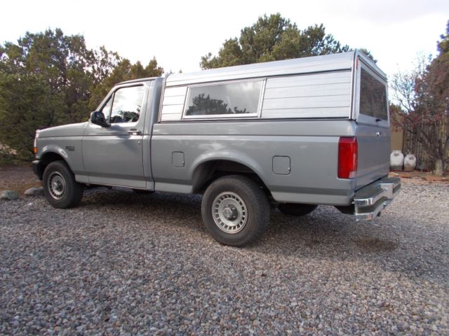 1992 Gray Ford F-150 Cab & Chassis