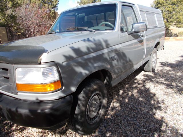 1992 Gray Ford F-150 Cab & Chassis