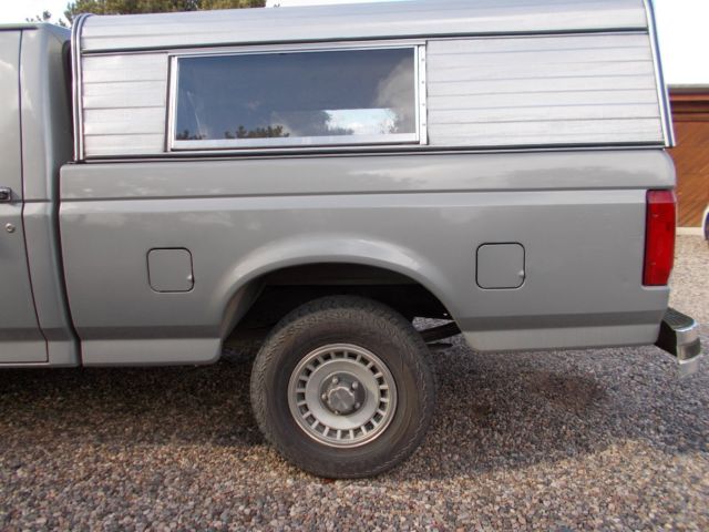 1992 Gray Ford F-150 Cab & Chassis