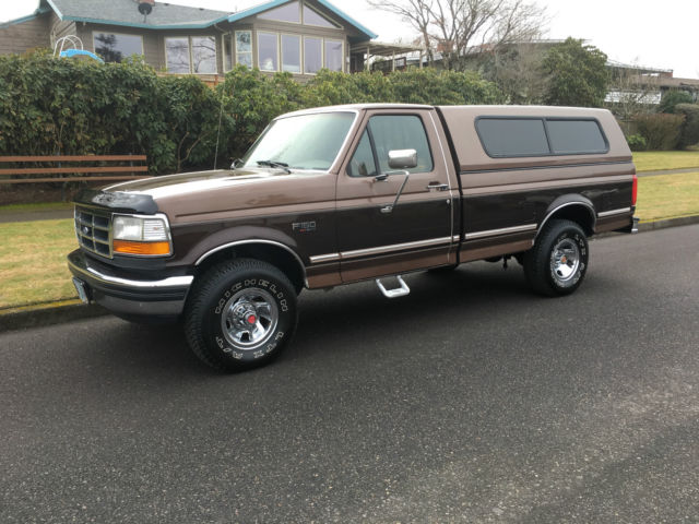 1992 Brown Ford F-150 Standard Cab Pickup