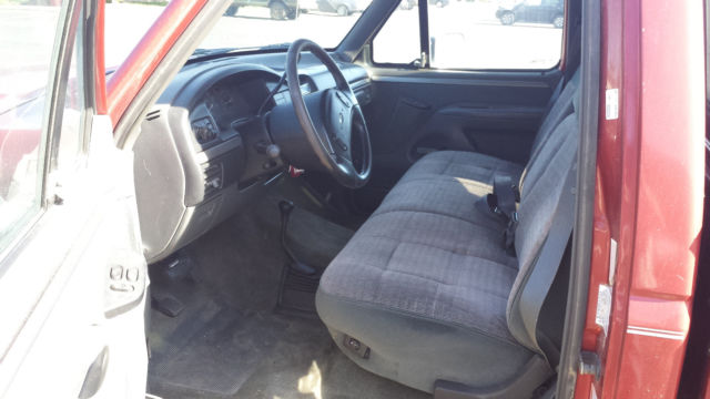 1992 Red Ford F-150 Cab & Chassis