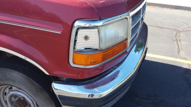 1992 Red Ford F-150 Cab & Chassis