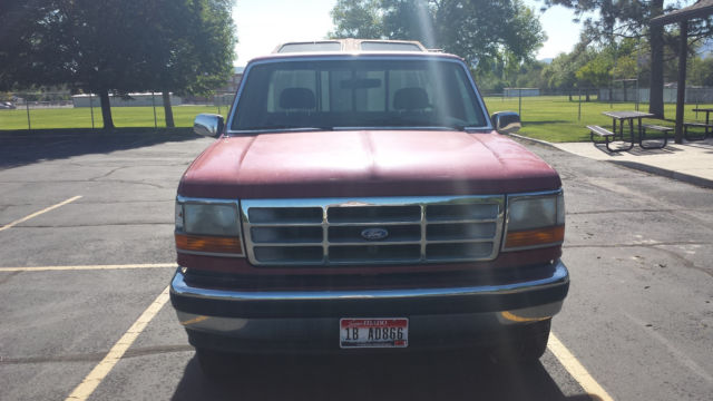 1992 Red Ford F-150 Cab & Chassis