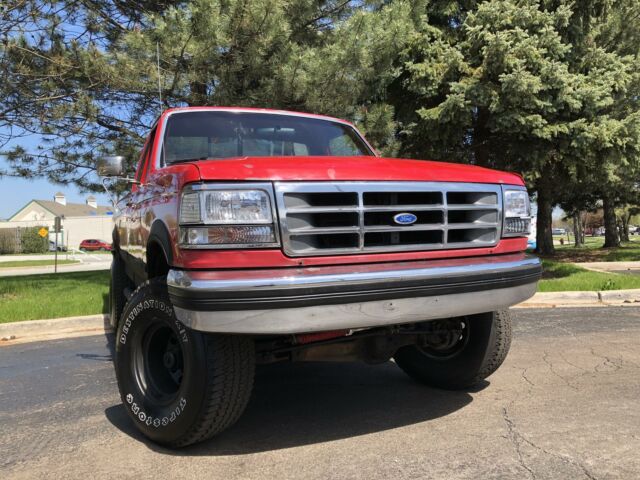 1992 Red Ford F-150 REGULAR CAB PIC