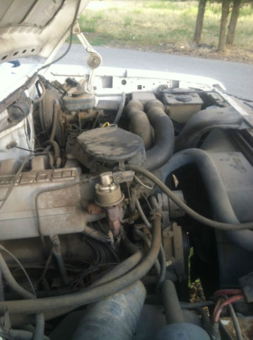 1992 White Ford F-150 Extended Cab Pickup