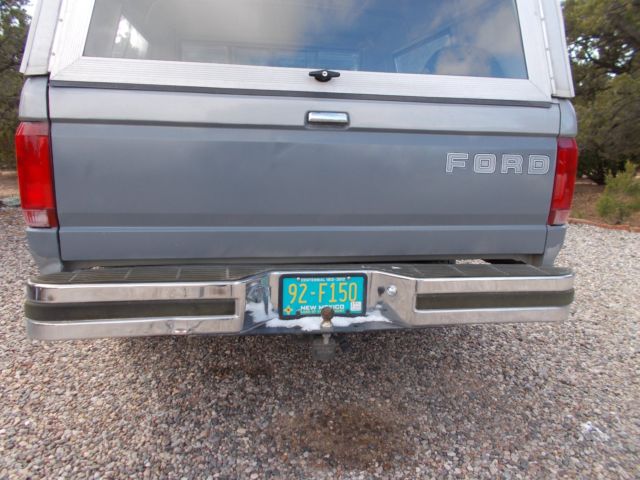 1992 Gray Ford F-150 Cab & Chassis