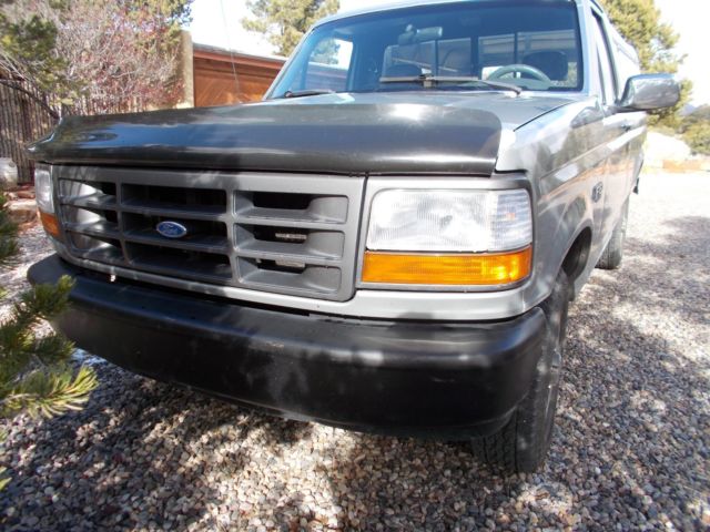 1992 Gray Ford F-150 Cab & Chassis