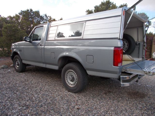 1992 Gray Ford F-150 Cab & Chassis
