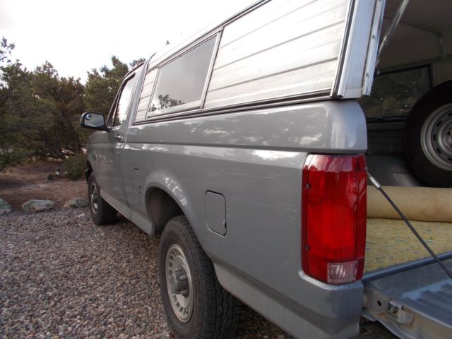 1992 Gray Ford F-150 Cab & Chassis