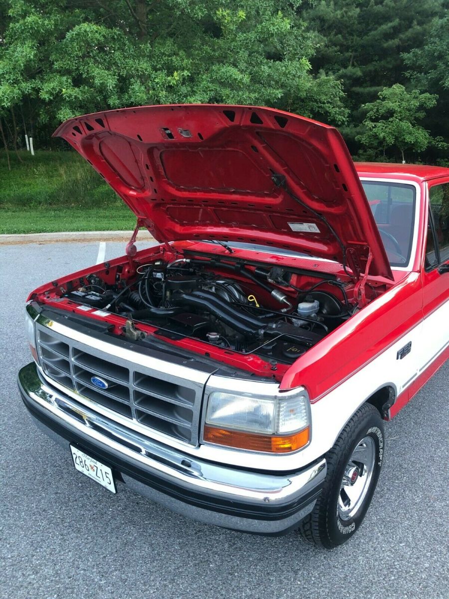 1992 Red Ford F-150 Cab & Chassis