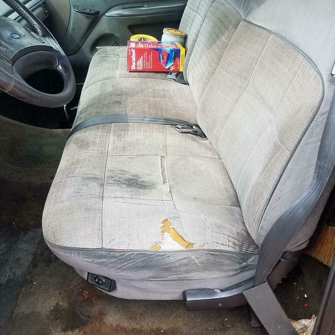 1992 Burgundy Ford F-150 Standard Cab Pickup