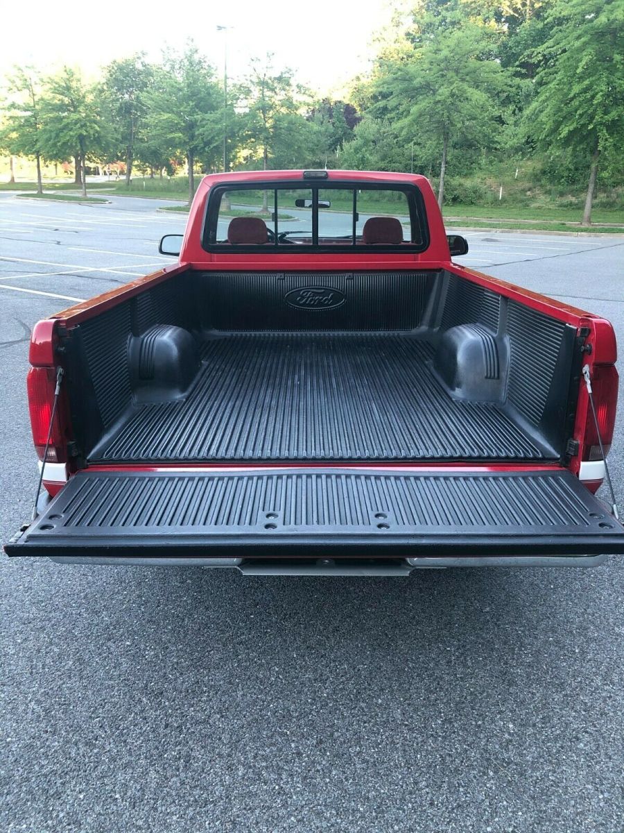 1992 Red Ford F-150 Cab & Chassis