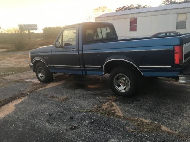 1992 Blue Ford F-150