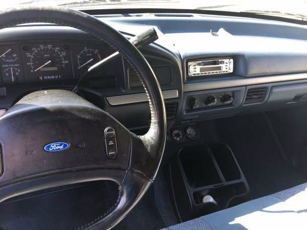 1992 Blue Ford F-250 Extended Cab Pickup