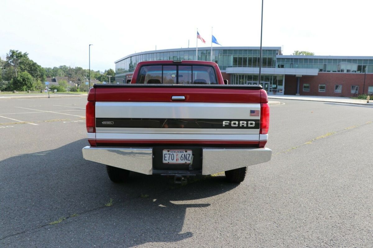 1992 Red Ford F-250 Extended Cab Pickup