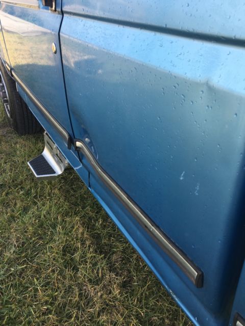 1992 Blue Ford F-250 Extended Cab Pickup