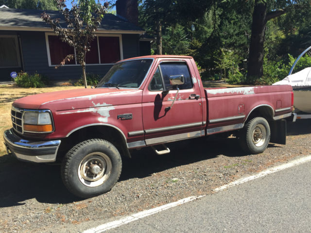 1992 Ford F-250 Standard Cab Pickup