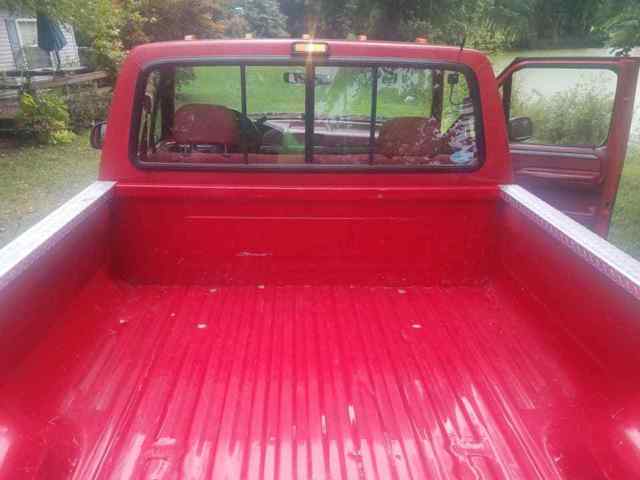 1992 Red/Gray Ford F-350 Standard Cab Pickup