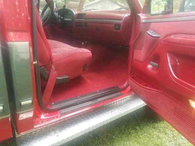 1992 Red/Gray Ford F-350 Standard Cab Pickup