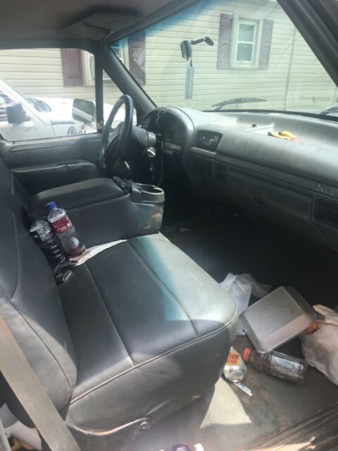 1992 Gray Ford F-350 Crew Cab Pickup