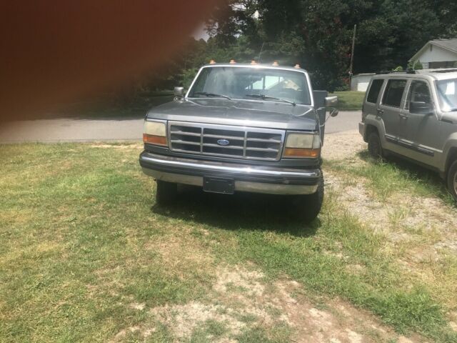 1992 Gray Ford F-350 Crew Cab Pickup