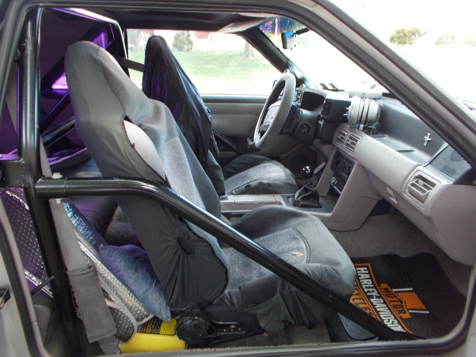 1992 Silver Ford Mustang Fastback