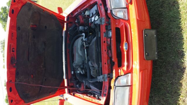 1992 Red Ford Mustang Convertible