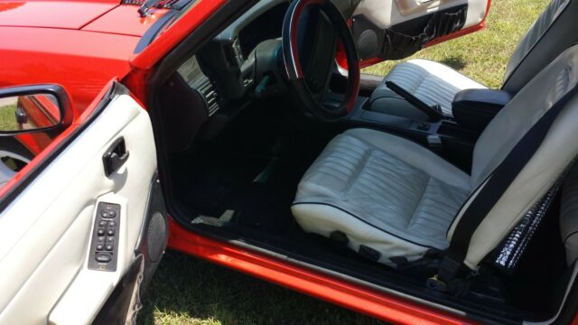 1992 Red Ford Mustang Convertible