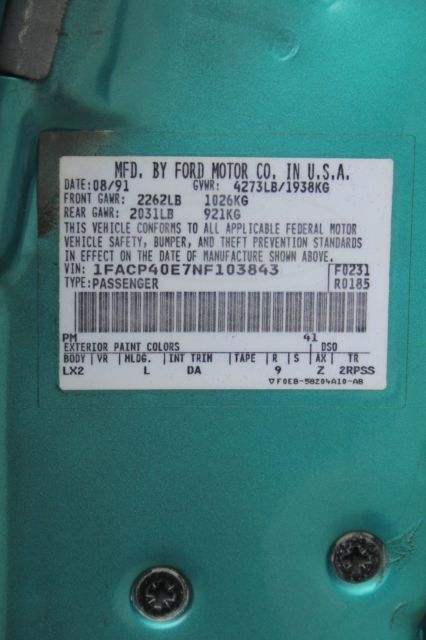 1992 Ford Mustang Coupe