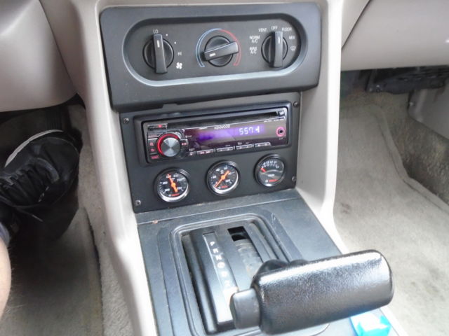 1992 Red Ford Mustang Convertible