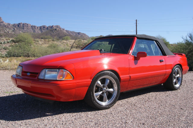 1992 RED Ford Mustang Convertible