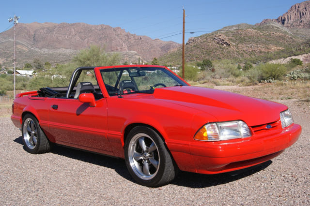 1992 RED Ford Mustang Convertible