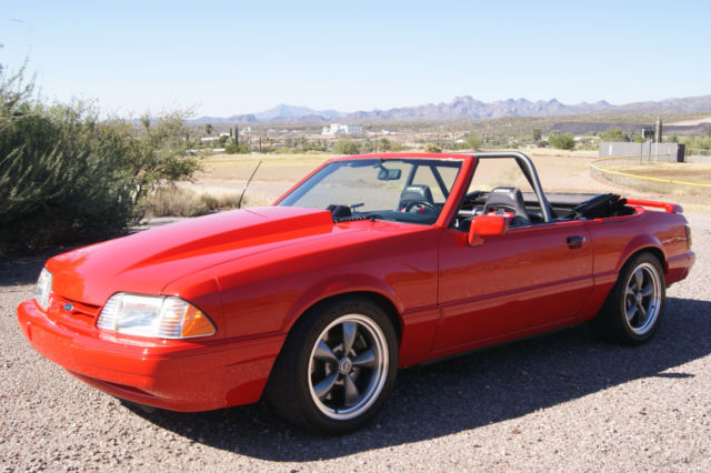 1992 RED Ford Mustang Convertible