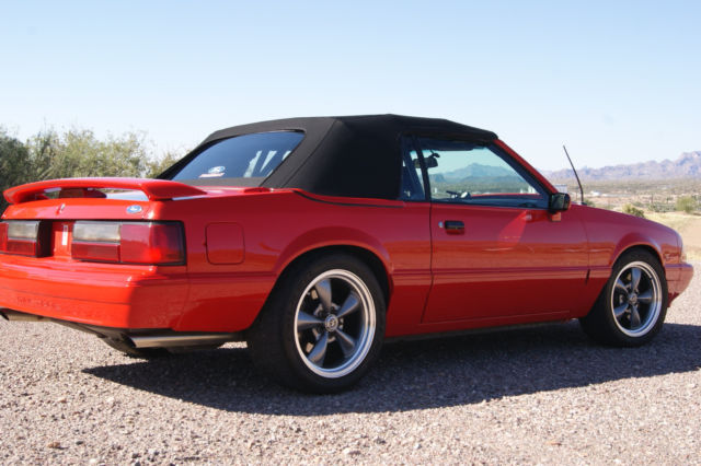 1992 RED Ford Mustang Convertible
