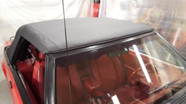 1992 Red Ford Mustang Convertible