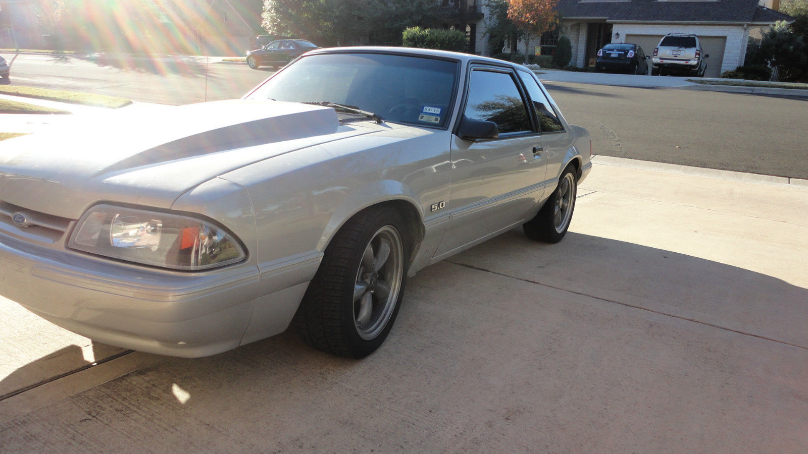 1992 Silver Ford Mustang Coupe