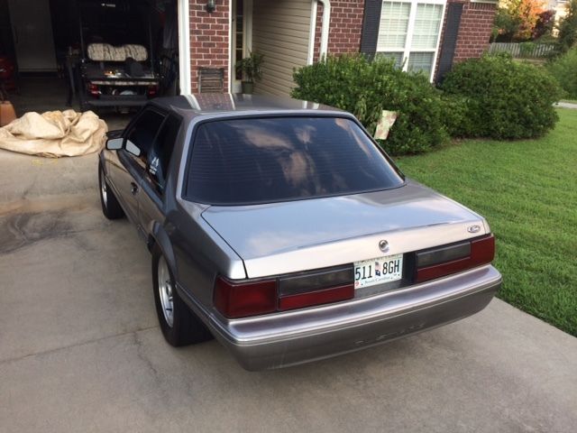 1992 Silver Ford Mustang Coupe