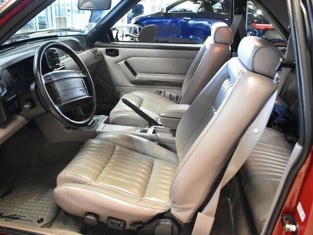 1992 Red Ford Mustang --