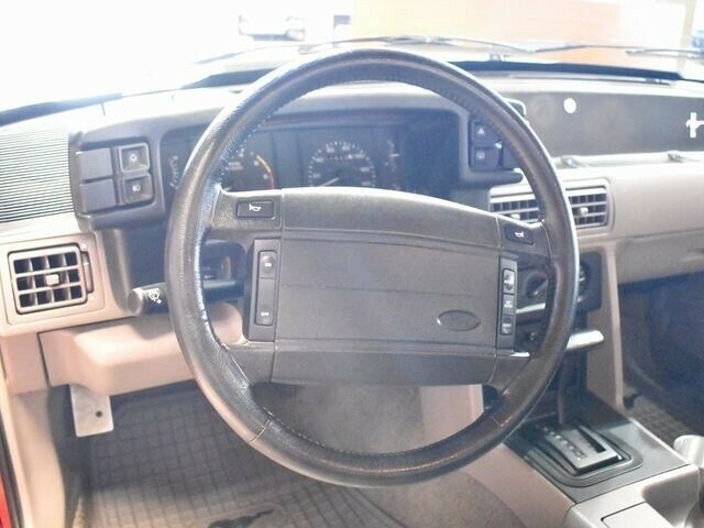 1992 Red Ford Mustang --