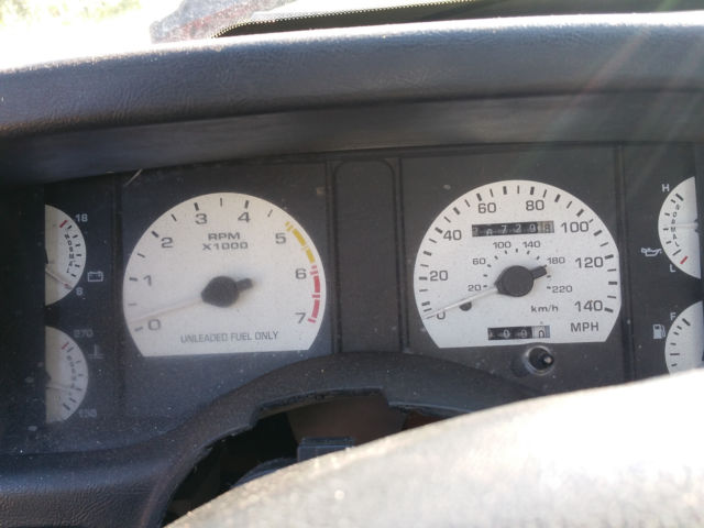 1992 Red Ford Mustang Coupe