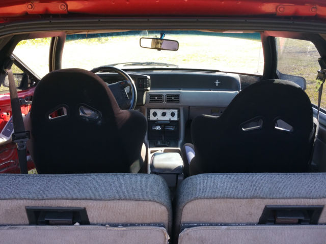 1992 Red Ford Mustang Coupe