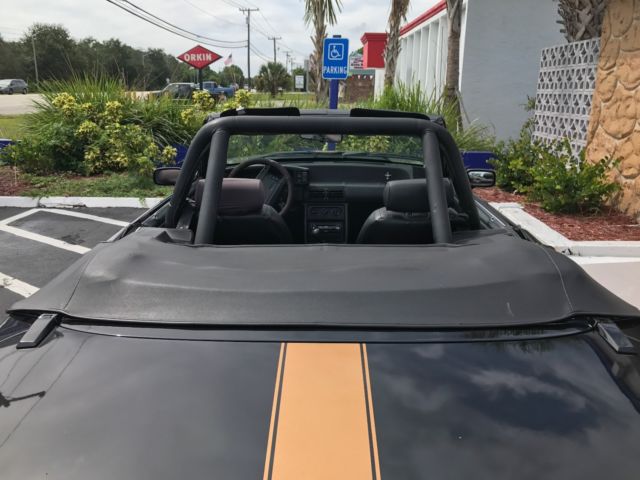 1992 Black Ford Mustang