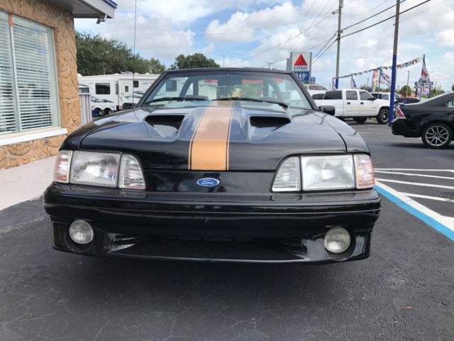 1992 Black Ford Mustang
