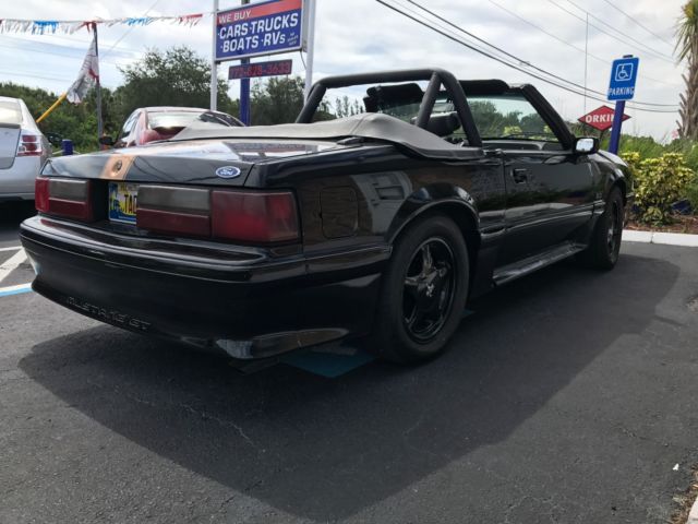 1992 Black Ford Mustang