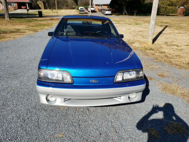 1992 Blue Ford Mustang Coupe