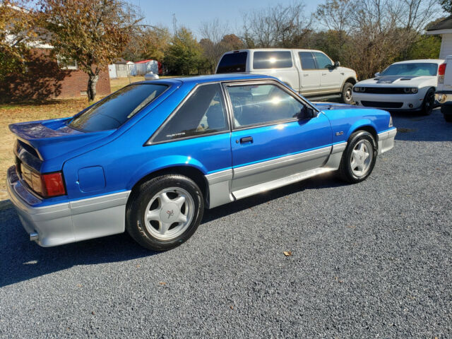 1992 Blue Ford Mustang Coupe