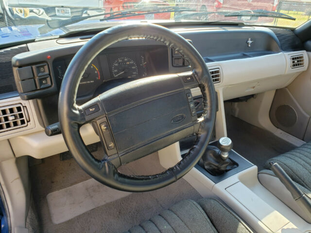 1992 Blue Ford Mustang Coupe