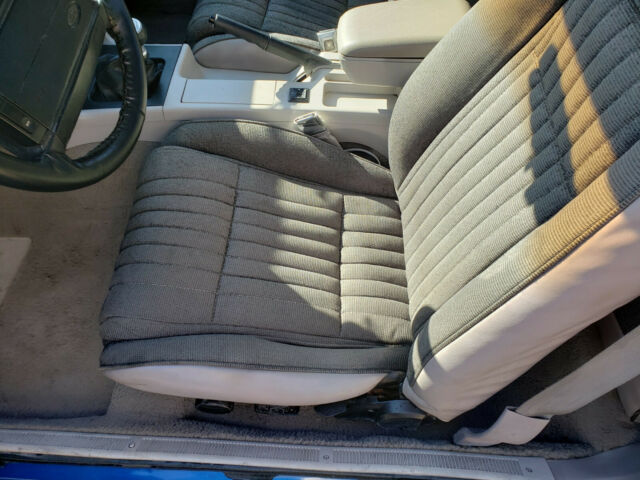 1992 Blue Ford Mustang Coupe