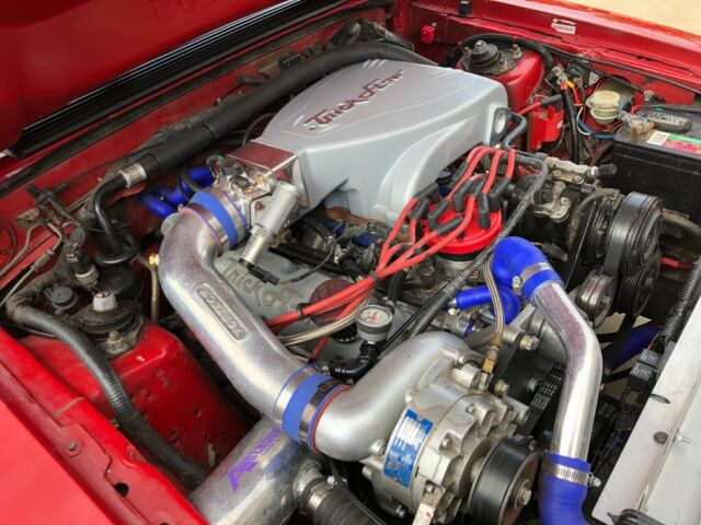 1992 Red Ford Mustang Hatchback