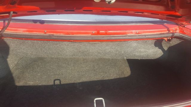 1992 Red Ford Mustang Convertible